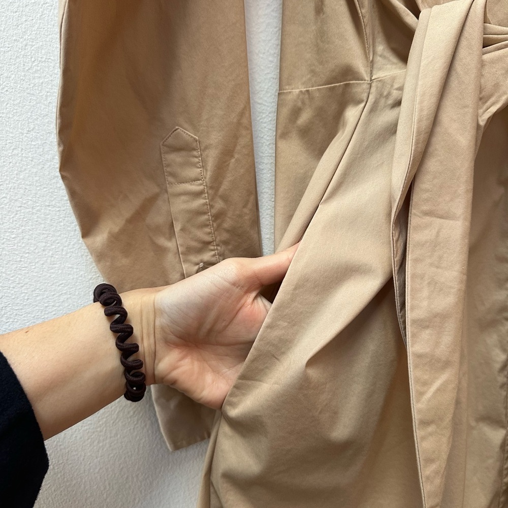 Ralph Lauren Beige Collared Shirt Dress - Picture 4 of 5